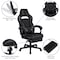 Flash Furniture Black/Gray Reclining Gaming Chair with Footrest CH-00288-BK-GG - alternate 3